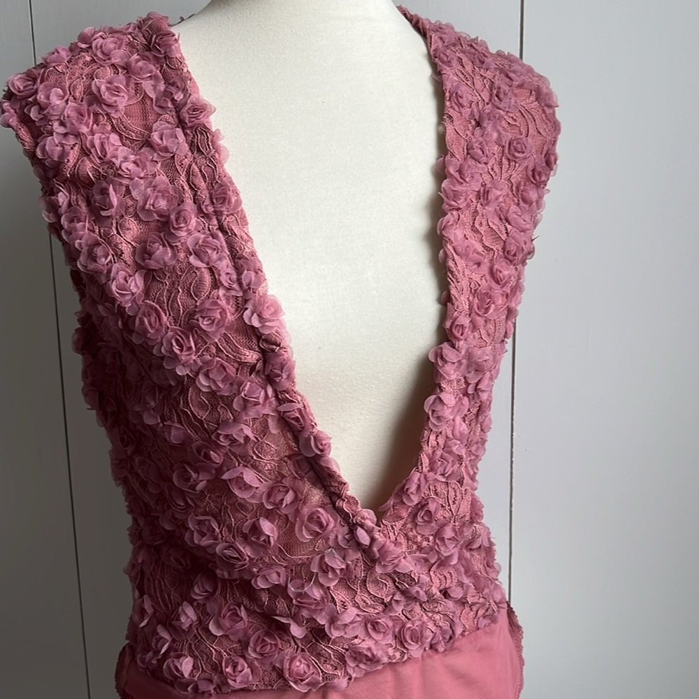⌛️LAST CHANCE ⌛️Fp 2 haute 2 handle lace rosette bodysuit NWOT - Picture 4 of 5